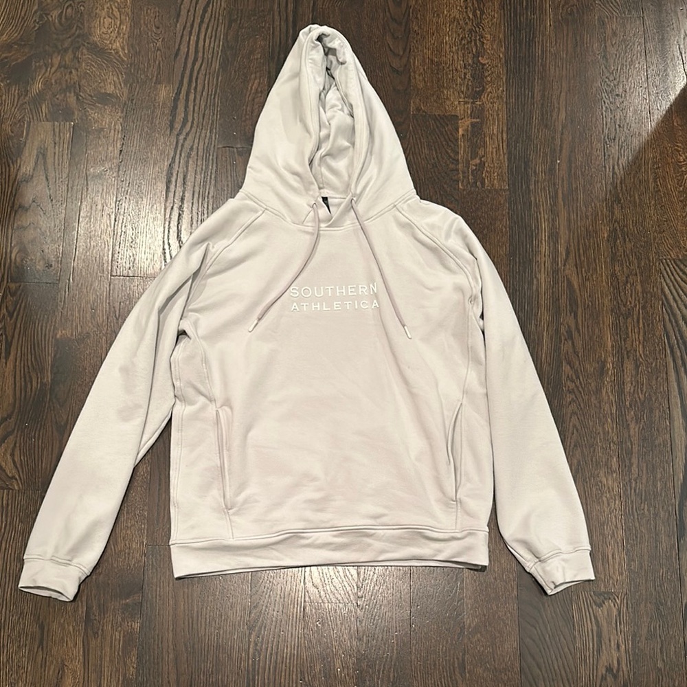 Lululemon Athletica White Hoodie Sweatshirt
